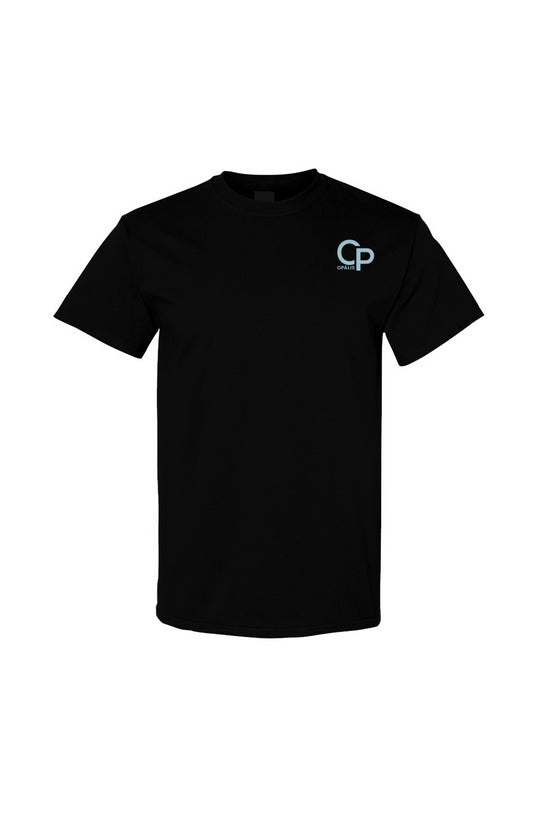 Opalis - Light blue - Black T-shirt 
